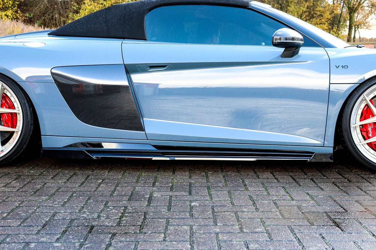 Cup Seitenschweller mit Wings vorne und hinten für Audi R8 4S Facelift ab Bj. 2019