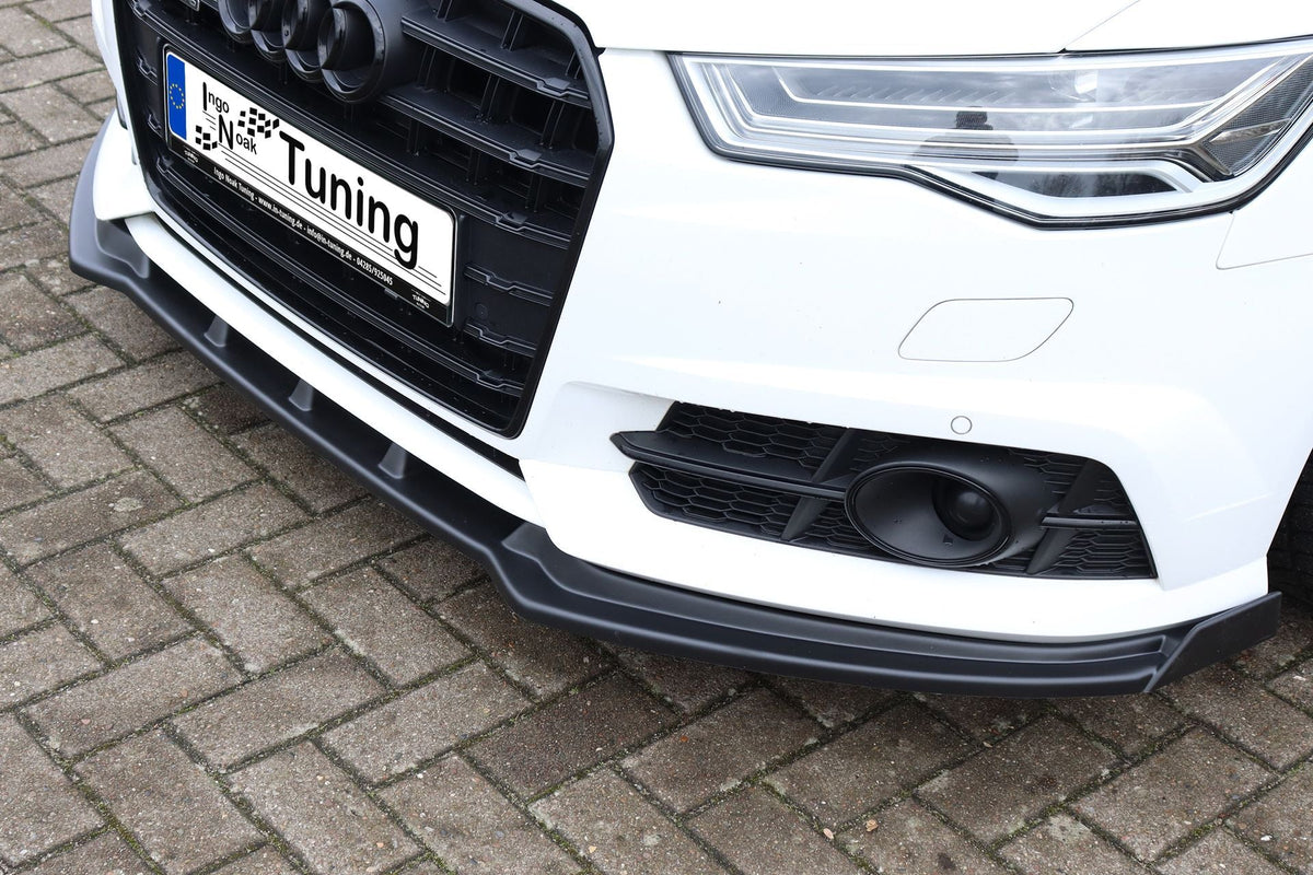 Frontspoilerlippe mit Wings für Audi A6 S-Line und S6 4G C7, Ingo Noak Tuning, sportliches Auto-Design