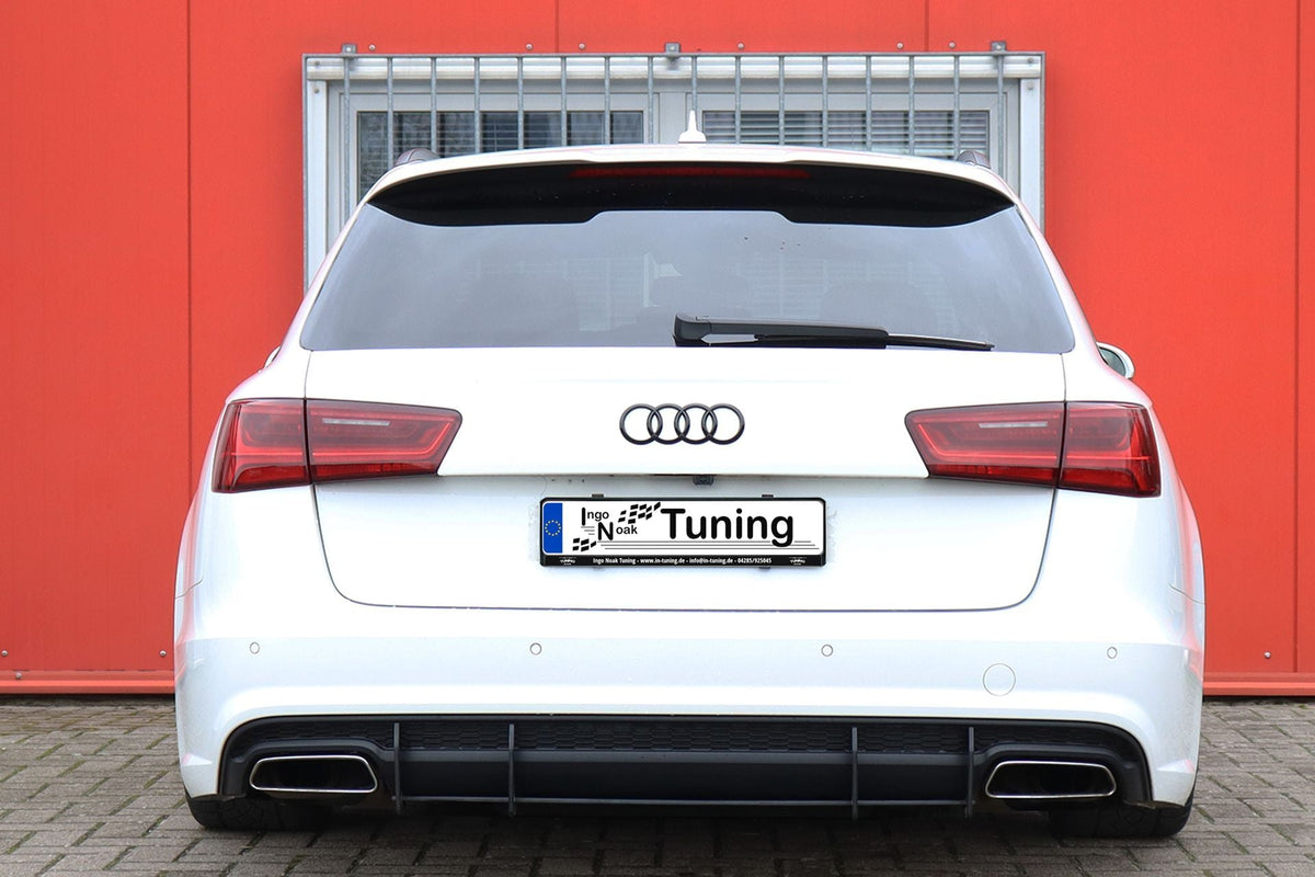 Gefräster Heckansatz aus ABS für Audi A6 C7 4G mit S-Line