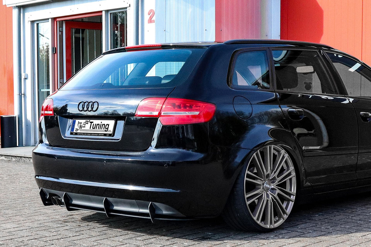Gefräster Heckansatz für Audi A3 8P Facelift - Ingo Noak Tuning