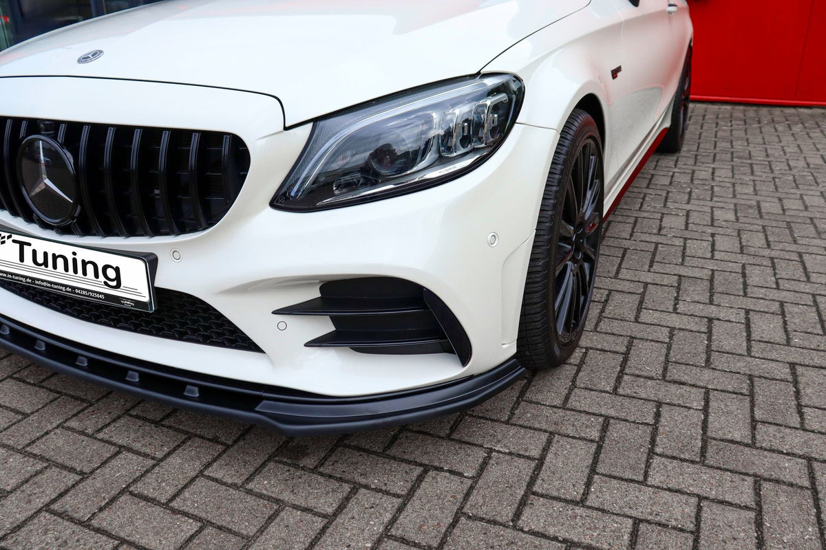 Cuplippe Frontspoilerlippe aus ABS für Mercedes Benz C43 AMG Facelift - Ingo Noak Tuning