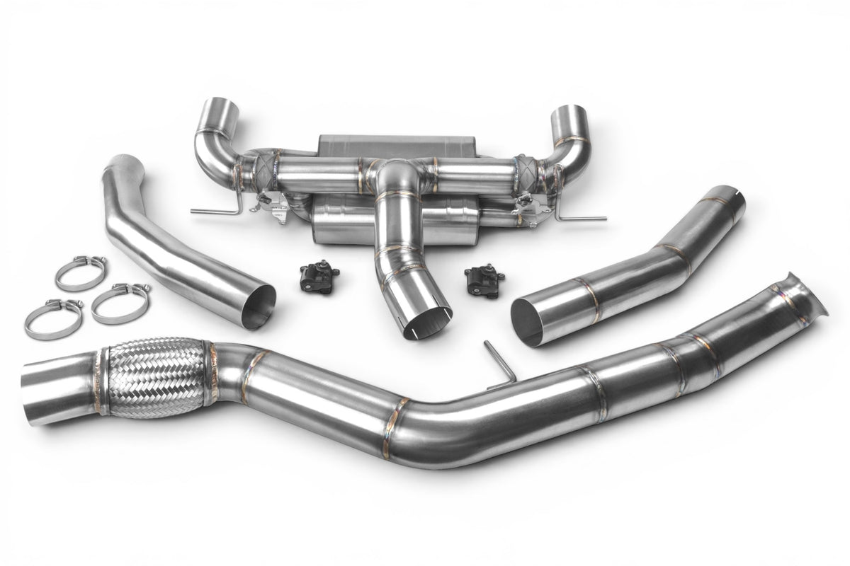 EGO-X Abgasanlage 3,5" / 89mm BMW M2 F87 (N55) 370PS (mit ECE*)