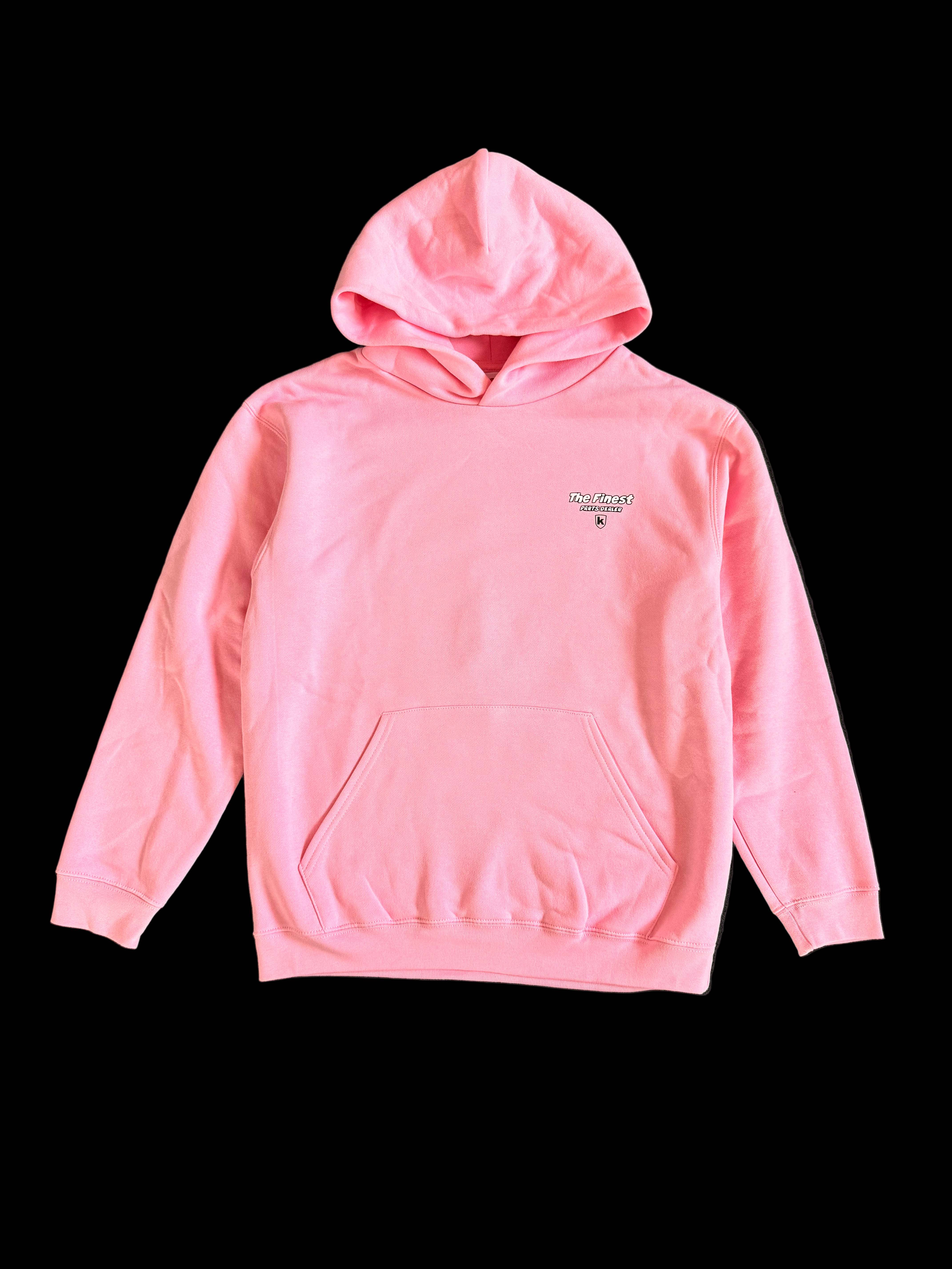 Kapuzenpullover - rosa  "Wheelbär" BIG BACK PRINT