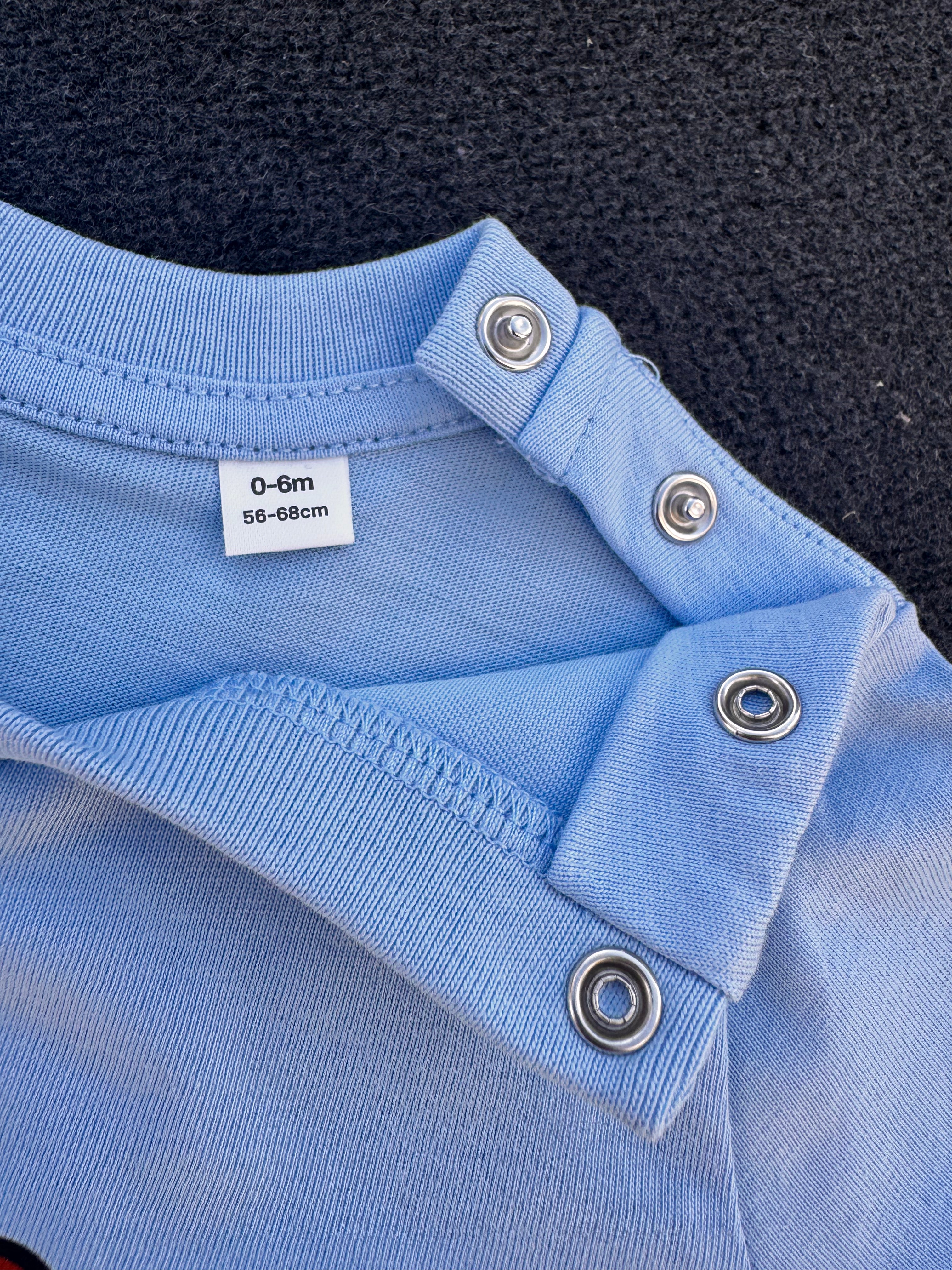 Baby/ Kids Shirt  "Wheelbär" hellblau