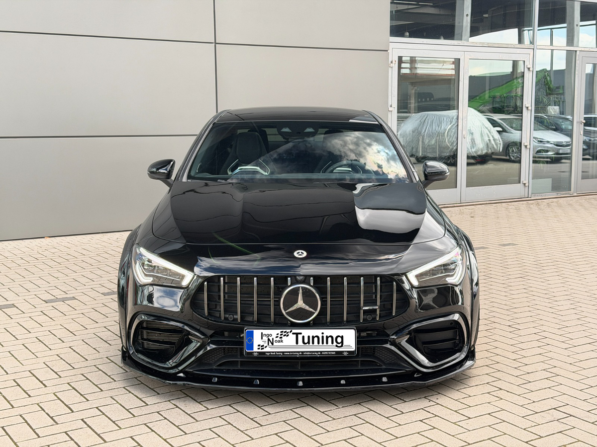ABS Frontspoilerlippe mit Wings für Mercedes CLA 35 AMG und CLA 45 AMG, Tuning-Teil aus stabilem Material
