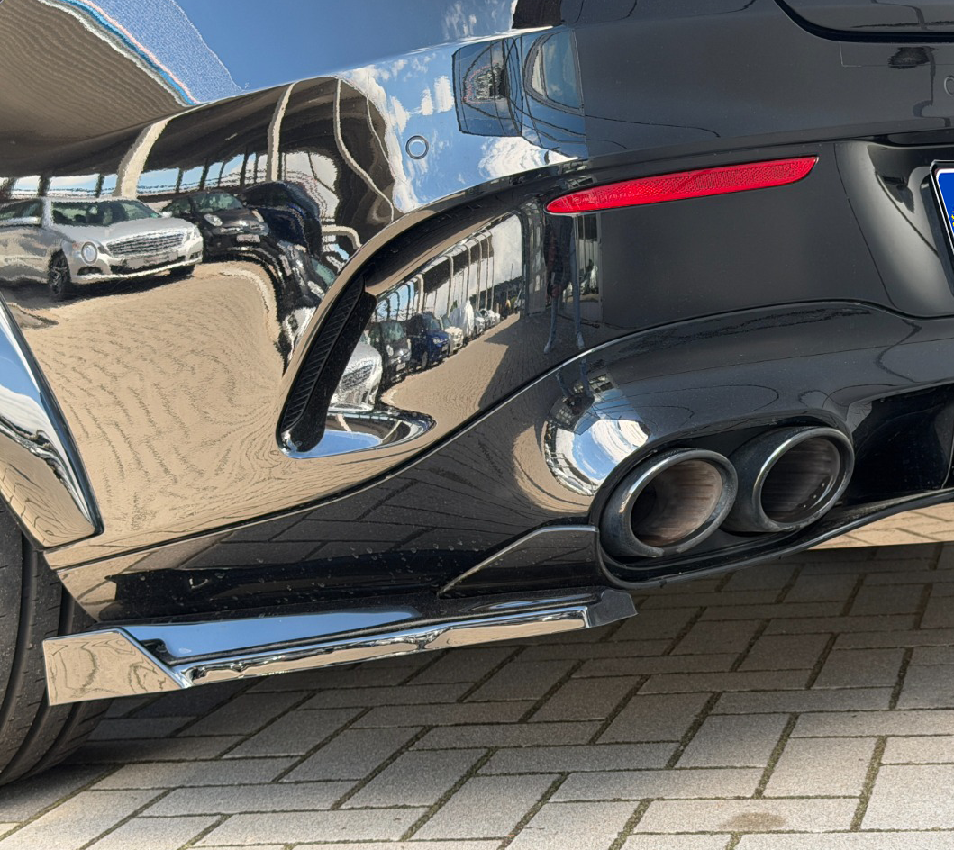 Seitenteile mit Wings aus ABS für Mercedes CLA 35/45 AMG Aeropaket, Ingo Noak Tuning, sichtbare Heckansatz und aerodynamisches Design