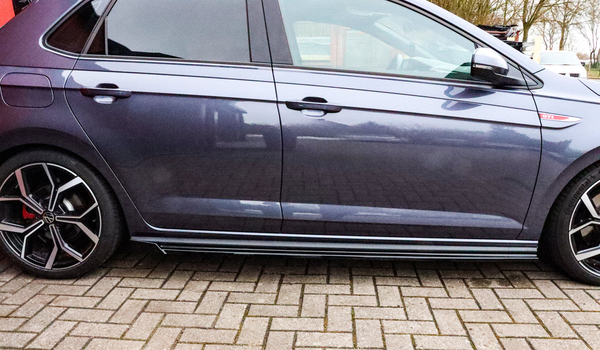 Seitenschweller mit Wings für VW Polo 6 GTI 2G Facelift