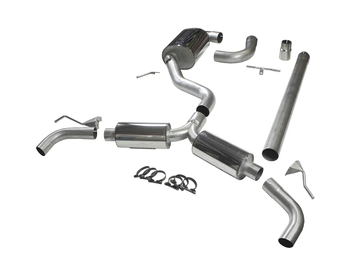 Bull-X ECE Abgasanlage 3" Y-Style "VAG02" 1K Plattform 1.4/1.8-2.0 T(F)SI FWD (z.B. Golf 6, A3 8P)