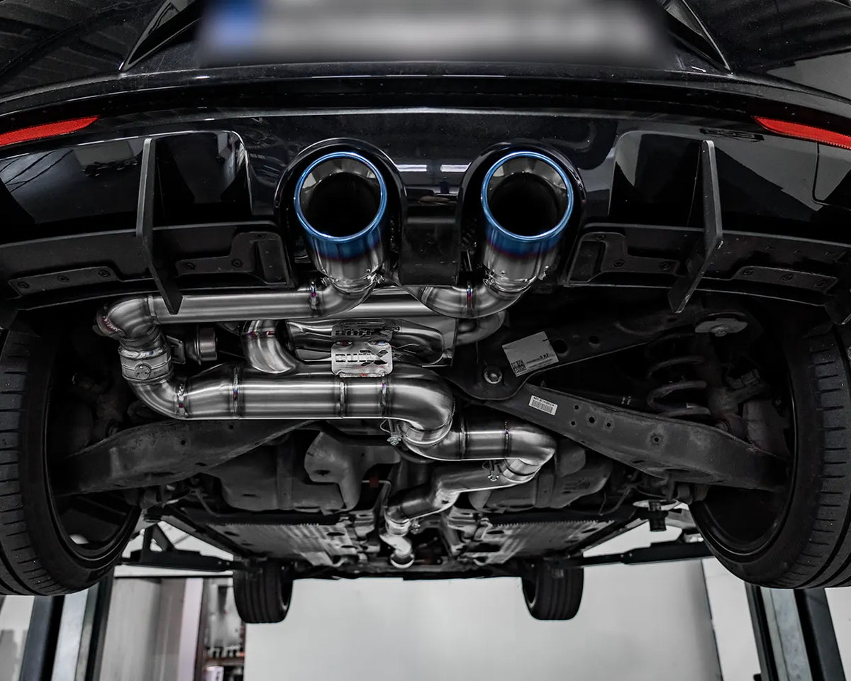 EGO-X Abgasanlage 3,5" VW Golf 5 R32, Golf 6 R (mit ECE*)