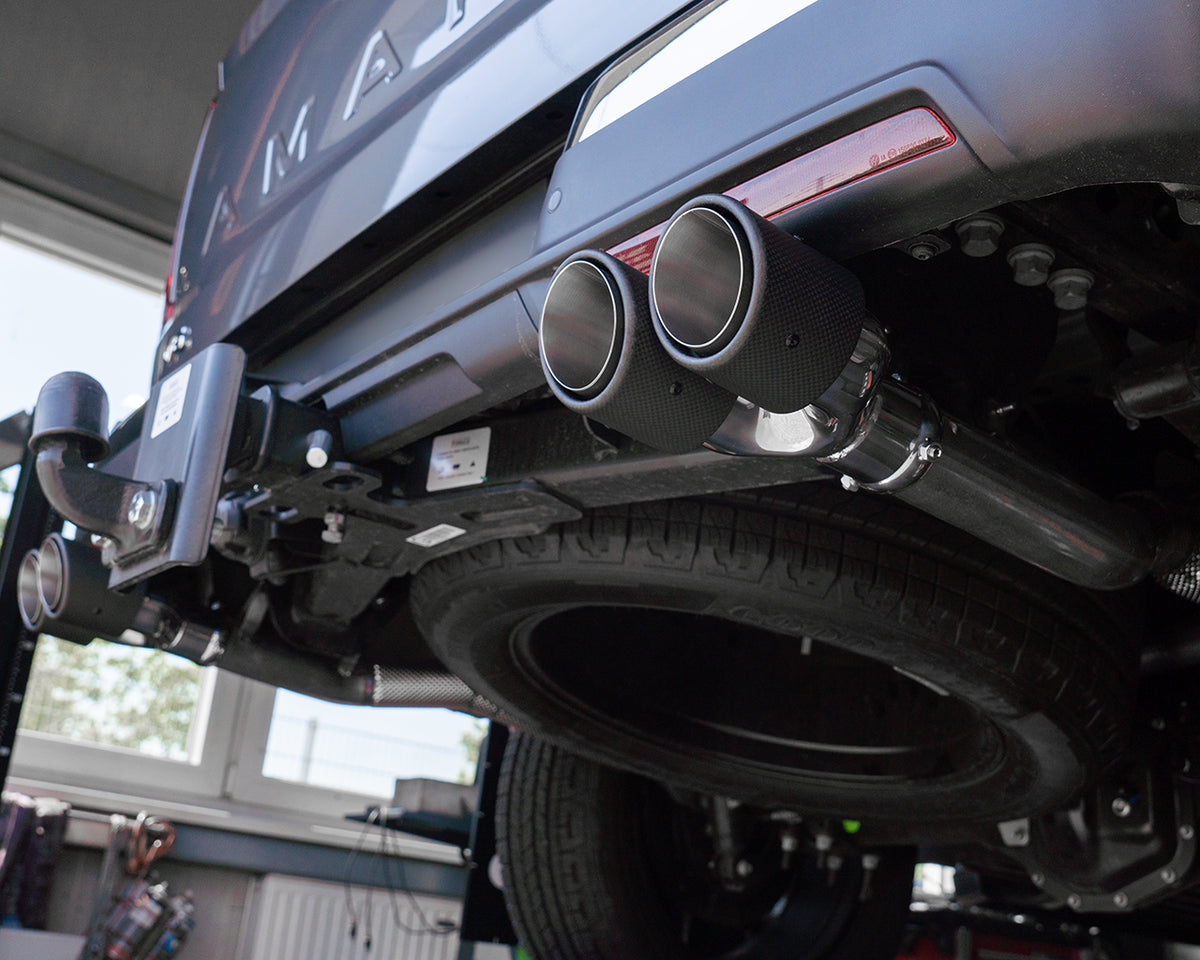 Bull-X Endrohrführung VW Amarok/ Ford Ranger 3,0 TDI /TDCI