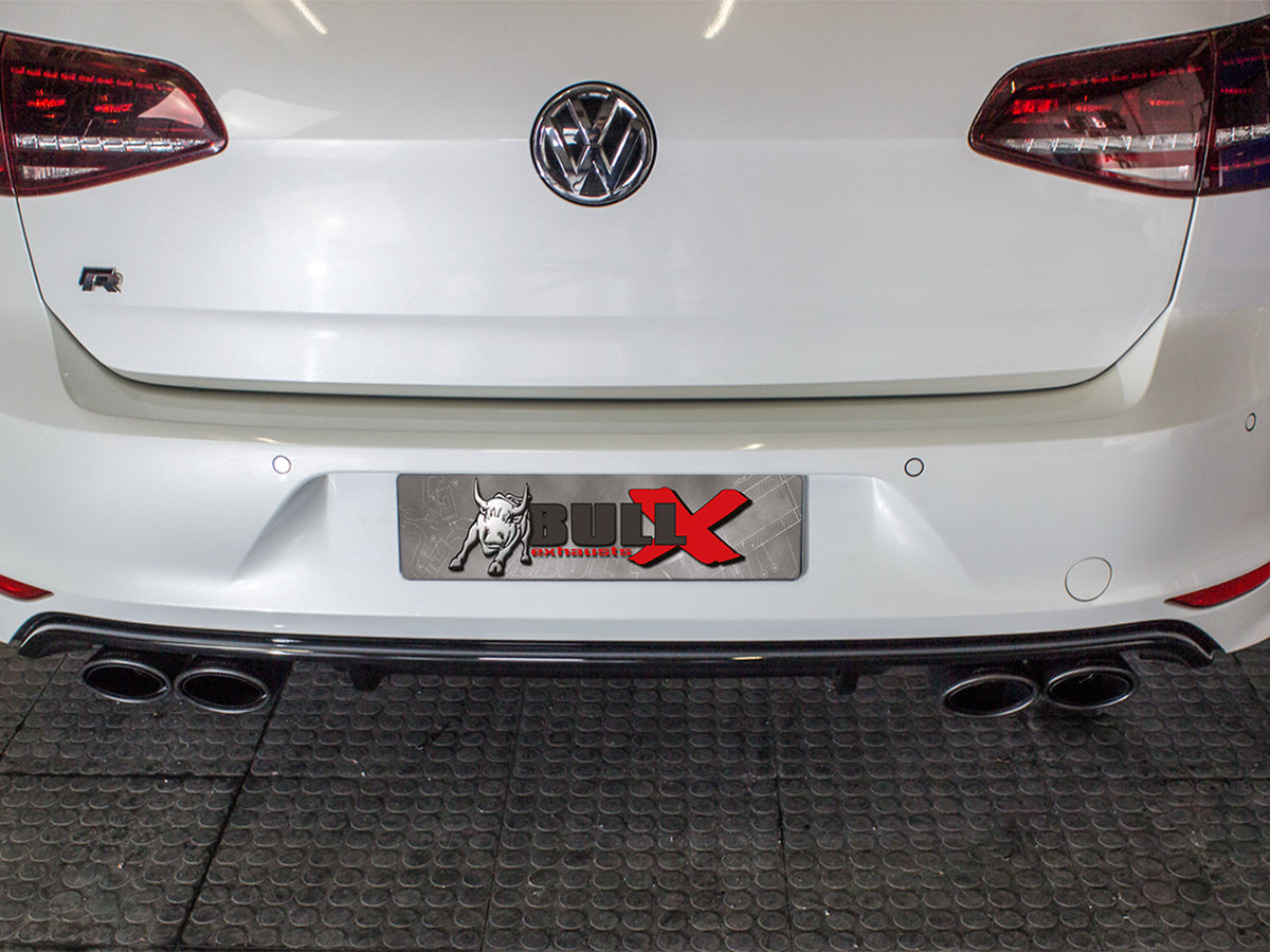 Bull-X Endrohrset Y-Style: Typ 14 Carbon oval versetzt 2x225x70 (A:1x64mm + 1x76mm)