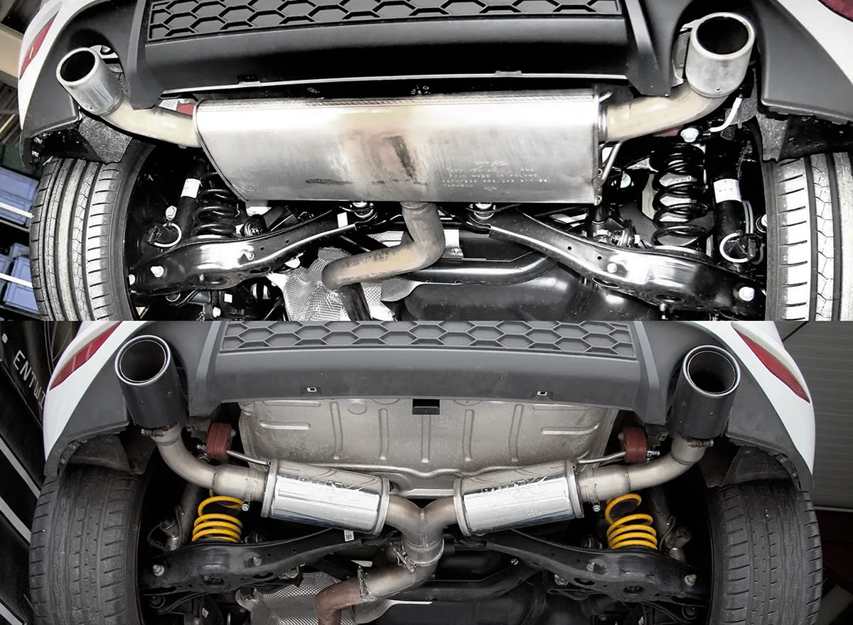 Bull-X ECE Endschalldämpfer 3" Y-Style Golf 7 GTI, Leon 5F