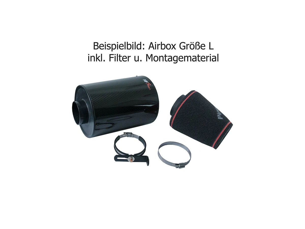 HF-Series UNI-Box Carbon Airbox inkl. Pipercross Luftfilter "Konfigurator"