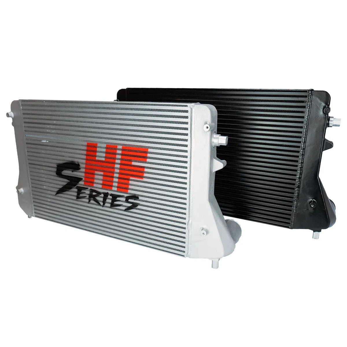 HF-Series Ladeluftkühler Kit V2 Double DIN VAG 1.8-2.0 T(F)SI / 1.6-2.0 TDI