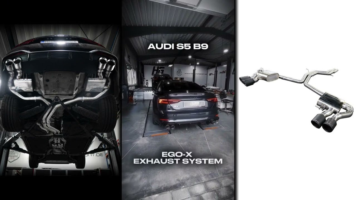 EGO-X Abgasanlage Audi S4/S5 B9 quattro 354PS (mit ECE*)