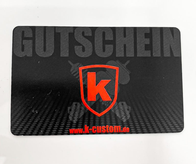 K-custom Geschenkgutschein