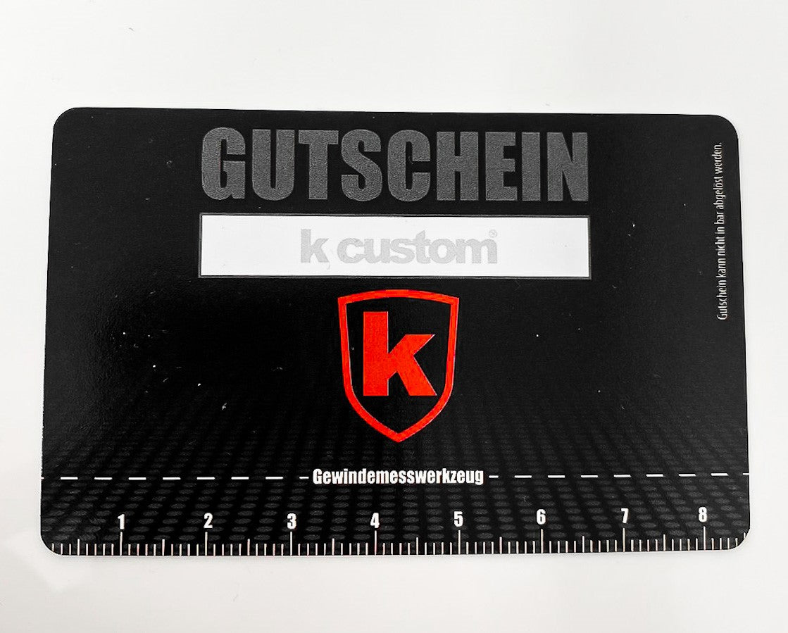 K-custom Geschenkgutschein