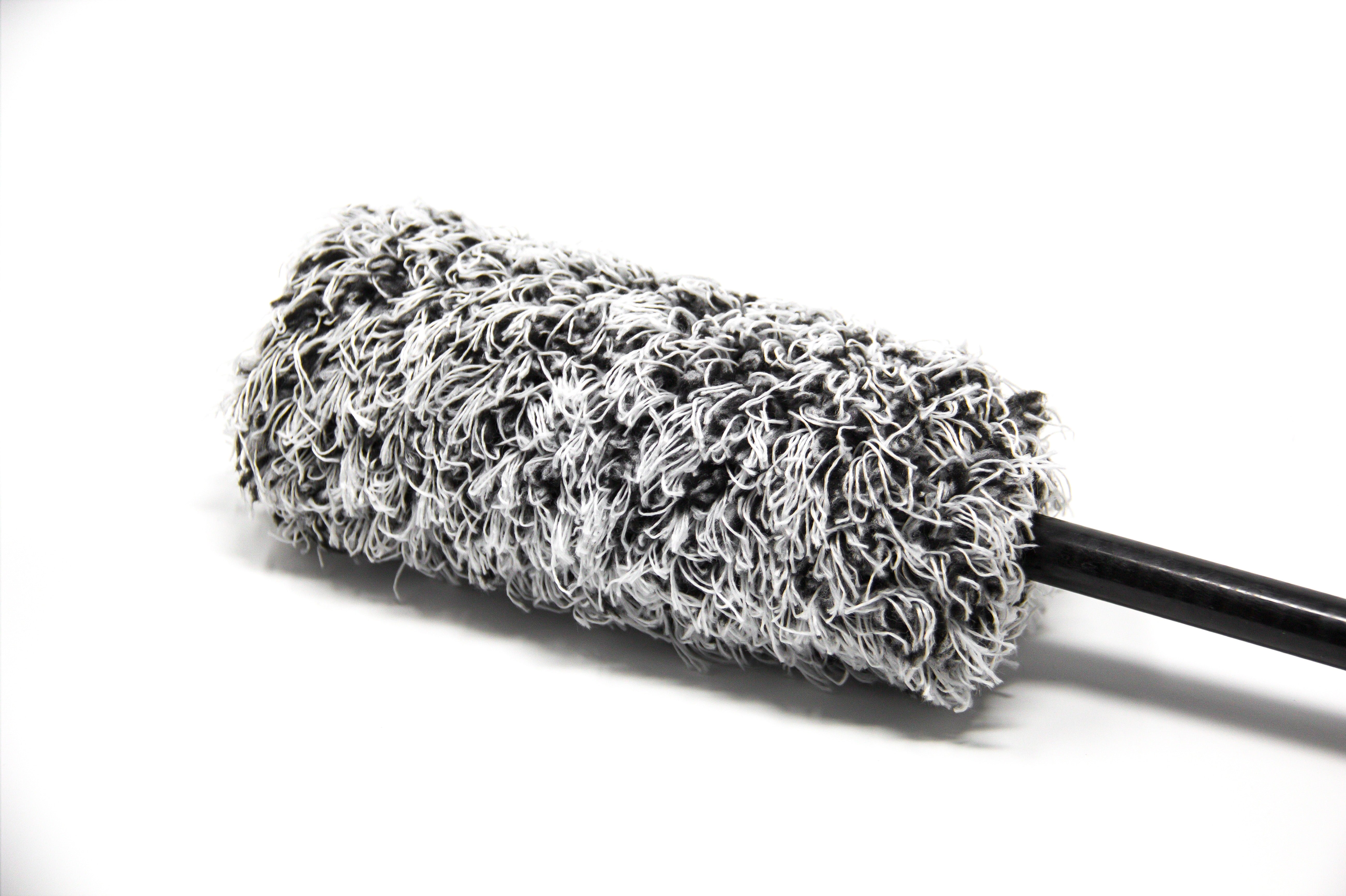 MICROFIBER WHEEL BRUSH Felgenbürste schwarz/weiß