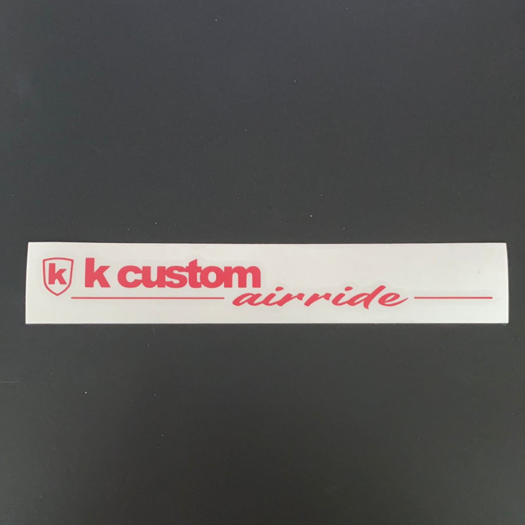 STICKER K-CUSTOM AIRRIDE 23cm